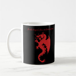 Caneca De Café Fantasy Stroke Dragon art merchandise