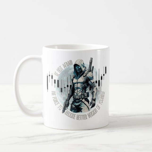 Caneca De Café Fantasy trade design | Cyberpunk | Self growth (Esquerda)