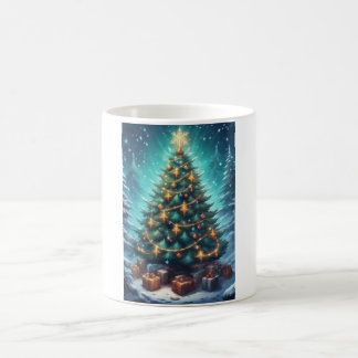 Caneca De Café Fantasy Xmas Tree