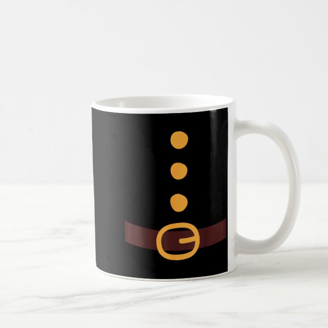 Caneca De Café Fantoches de Anão Gnome de Halloween  (Direita)