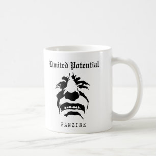 Caneca De Café Fanzine potencial limitado - punk rock clássico d