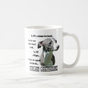 Caneca De Café FAQ do galgo italiano