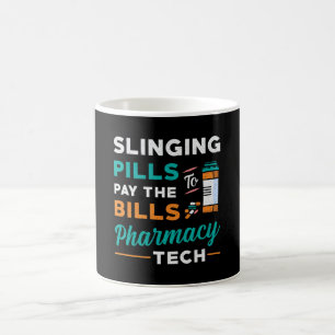 Caneca De Café Faracy Technician Slinging Pills Farmacêutica Gif