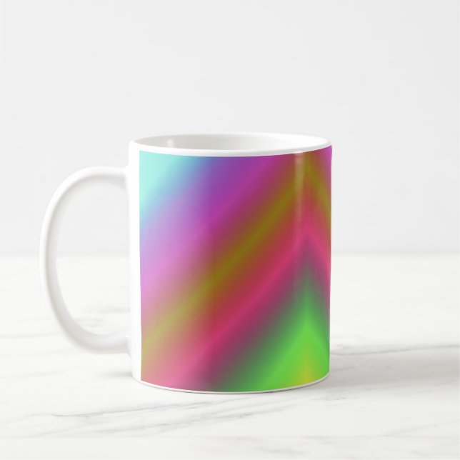Caneca De Café Farbverlauf colored bunt Kaffe bunte Kaffeetasse (Esquerda)