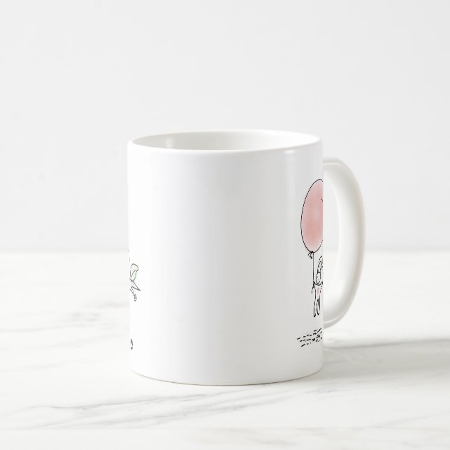 Caneca De Café Farewell Gift Personalizado Cute Para Mulher (Frente Esquerda)