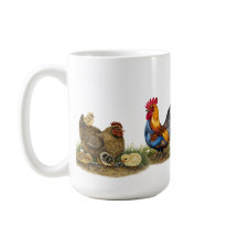Farm Family Rooster & Hen Teapot