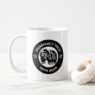 Caneca De Café Farmacêutica Personalizada Tech Papa Urso Café Mug