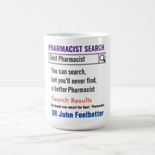 Caneca De Café Farmacêutico Engraçado Busca com presentes