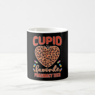 Caneca De Café Farmacêutico Técnico de Farmácia Favorito Cupido