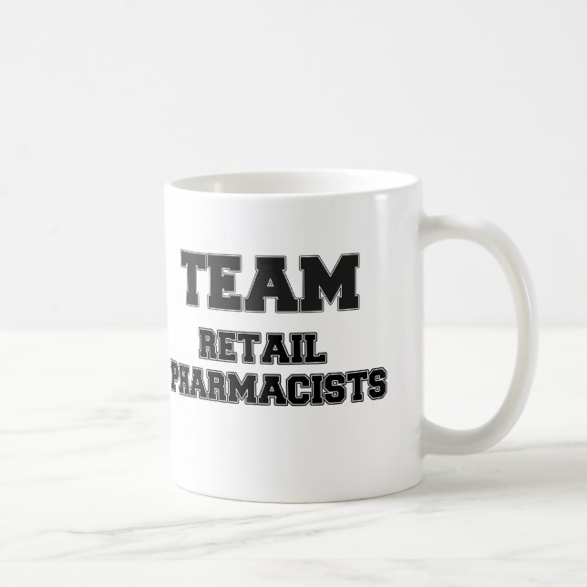 Caneca De Café Farmacêuticos de varejo da equipe (Direita)