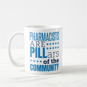 Caneca De Café Farmacêuticos são pilares Farmacologia Farmacêutic