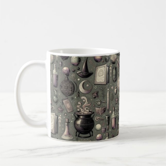 Caneca De Café Farmácia de Bruxas  (Esquerda)