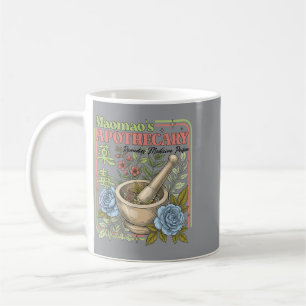 Caneca De Café Farmácia de Mao Mao Envenena Kawaii Fofo Japonês