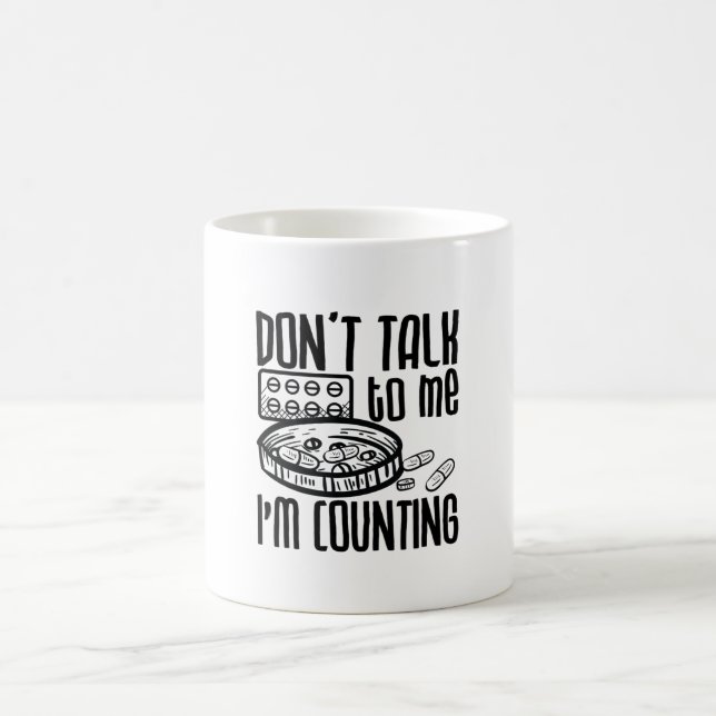Caneca De Café Farmácia Não fale comigo Estou contando com farmac (Centro)