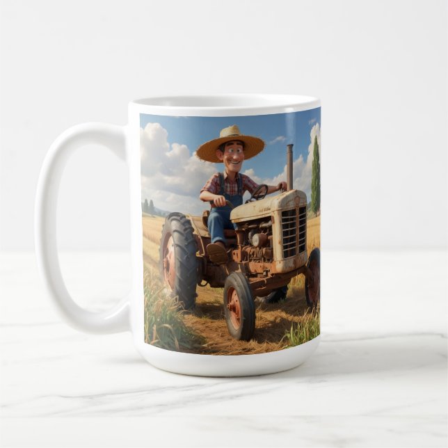 Caneca De Café Farmer No Trator (Esquerda)
