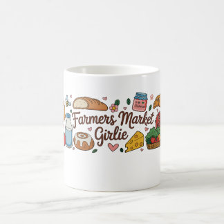 Caneca De Café Farmers Market Girlie Girly Trendy Aesthetic Local