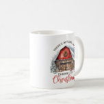 Caneca De Café Farmhouse Christmas<br><div class="desc">Farmhouse Christmas</div>