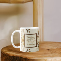 Farmhouse Floral Morning Bênção Mug