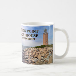 Caneca De Café Farol Avery Point, Connecticut