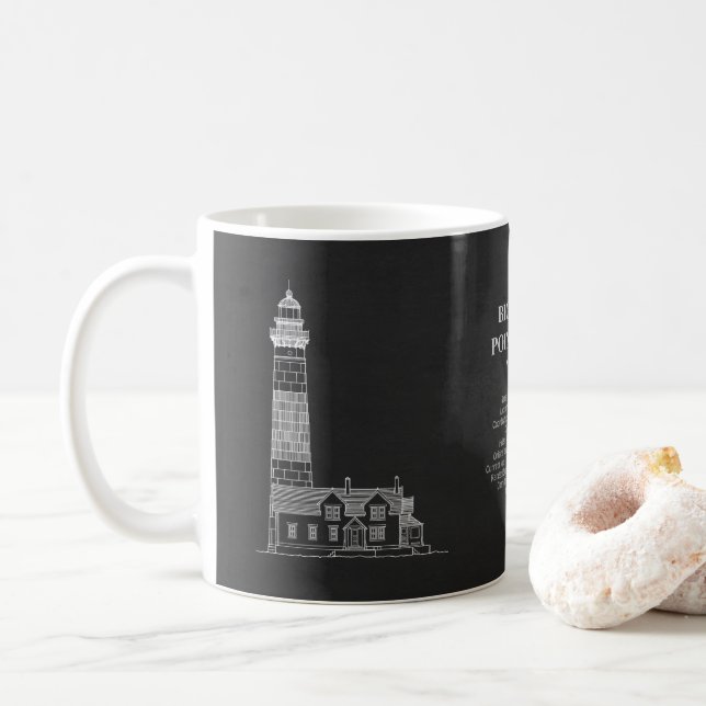 Caneca De Café Farol Big Sable Point - Michigan - PD (Com Donut)