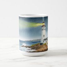 Farol Costeiro com Feixe de Luz