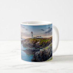 Caneca De Café Farol da cabeça do calço   Donegal, Irlanda
