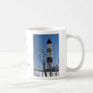 Caneca De Café Farol da ilha de Bodie