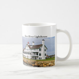 Caneca De Café Farol de Bass River, Massachusetts Mug