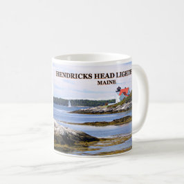 Caneca De Café Farol de Cabeça de Hendricks, Maine Mug
