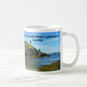Caneca De Café Farol de Cabeça Oeste Quoddy, Maine Mug