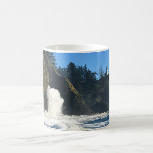 Caneca De Café Farol de Desapontamento de Cabo, Washington