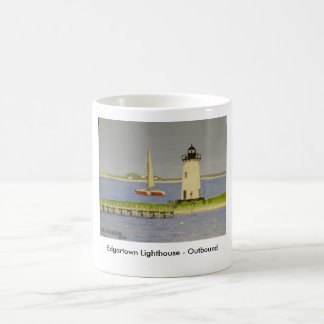 Caneca De Café Farol de Edgartown - de partida