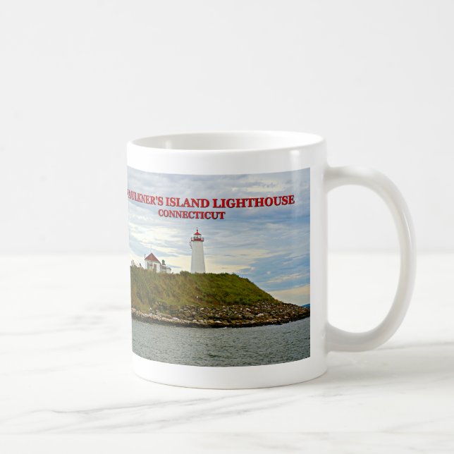 Caneca De Café Farol de Faulkner's Island, Connecticut Mug (Direita)