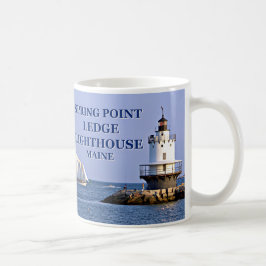 Caneca De Café Farol de ponta primavera, Maine Mug