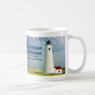 Caneca De Café Farol De Ponto De Excelente, MÃE De Nantucket Mug