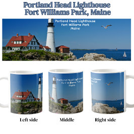 Caneca De Café Farol de Portland Head Parque Fort Williams Maine