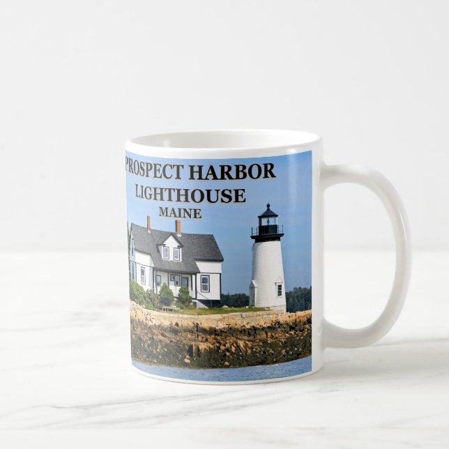 Caneca De Café Farol de Porto Potencial, Maine Mug (Direita)