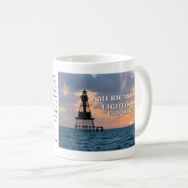 Caneca De Café Farol de Shoal Americano, Flórida Mug