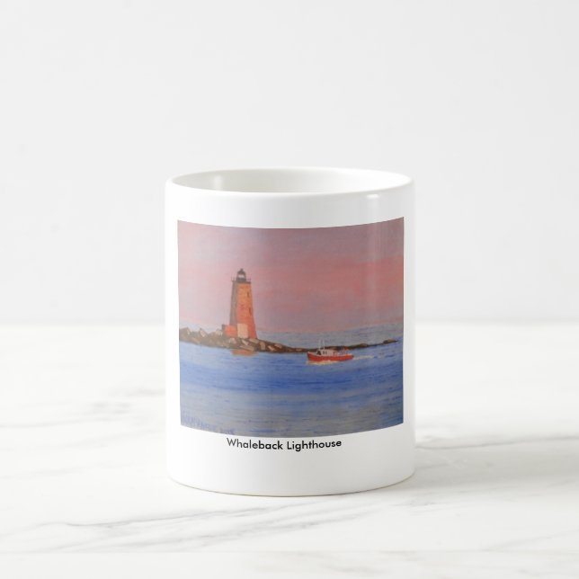 Caneca De Café Farol de Whaleback (Centro)