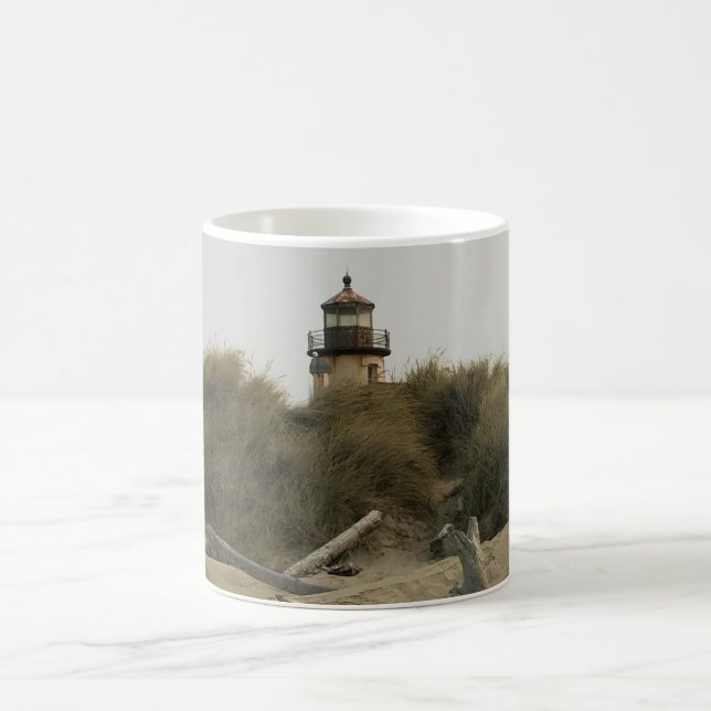 Caneca De Café Farol do Coquille River, OU (Centro)