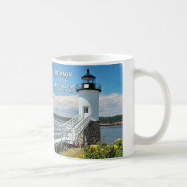 Caneca De Café Farol do ponto de Robinson, Au Haut da ilha,