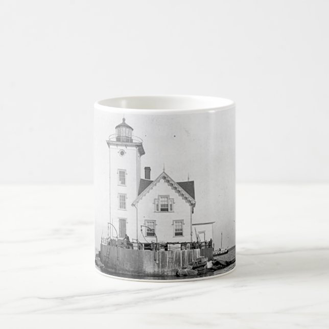 Caneca De Café Farol do porto de Wickford (Centro)