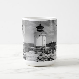 Caneca De Café Farol do quebra-mar de Portland