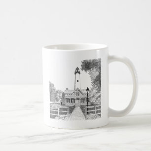 Caneca De Café Farol do St. Simons