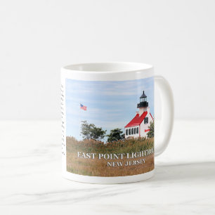 Caneca De Café Farol East Point, New Jersey Mug