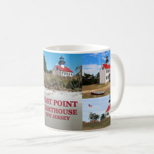 Caneca De Café Farol East Point, New Jersey Mug