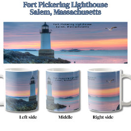 Caneca De Café Farol Fort Pickering Salem Massachusetts