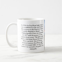 Caneca De Café Farol Fort Point, Maine Mug