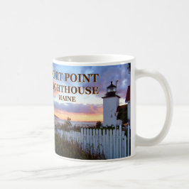 Caneca De Café Farol Fort Point, Maine Mug