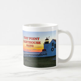 Caneca De Café Farol Fort Point, Maine Mug